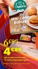 Promo 10 mini-cheeseburgers à 4,89 € dans le catalogue Picard à Mont-de-Marsan