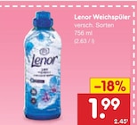Weichspüler im Angebot bei Netto Marken-Discount in Villingen-Schwenningen Weichspüler Angebote von Lenor bei Netto Marken-Discount Villingen-Schwenningen für 1,99 €