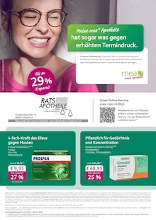 mea - meine apotheke Prospekt Unsere Februar-Angebote mit 4 Seiten