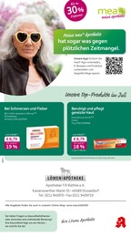 mea - meine apotheke Prospekt für Düsseldorf mit 4 Seiten mea - meine apotheke Prospekt für Düsseldorf: "Unsere Juli-Angebote", 4 Seiten, 01.07.2025 - 31.07.2025