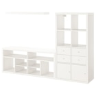 TV-Möbel, Kombination weiß von KALLAX / LACK im aktuellen IKEA Prospekt für 259,97 €