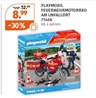 FEUERWEHRMOTORRAD AM UNFALLORT von playmobil im aktuellen Müller Prospekt für 8,99 €