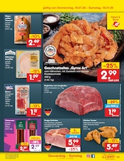 Gyros im Netto Marken-Discount Prospekt in Wolfsburg Aktueller Netto Marken-Discount Prospekt mit Gyros, "Aktuelle Angebote", Seite 61