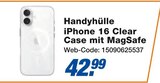 Handyhülle iPhone 16 Clear Case mit MagSafe Angebote von Apple bei expert Borken für 42,99 €