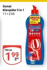 Aktuelles Klarspüler 5 in 1 Angebot bei GLOBUS in Duisburg ab 1,99 €