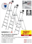 Alu-Sicherheits-Stehleiter L40 BasicLine im Angebot bei toom Baumarkt in Regensburg Alu-Sicherheits-Stehleiter L40 BasicLine Angebote von selekta by MWH bei toom Baumarkt Regensburg für 39,99 €