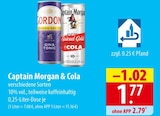 Aktuelle Rum Angebote bei famila Nordost in Kiel Aktuelles Captain Morgan & Cola Angebot bei famila Nordost in Kiel ab 1,77 €
