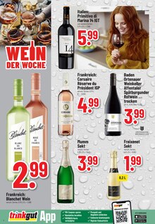 Mumm im Trinkgut Prospekt "Aktuelle Angebote" mit 8 Seiten (Pforzheim)