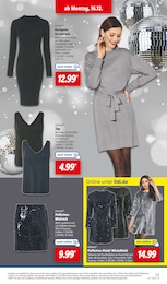 Lidl Strickkleid im Prospekt 