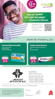 Aktueller mea - meine apotheke Prospekt "Unsere Juni-Angebote" Aktueller mea - meine apotheke Prospekt