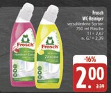 EDEKA Leisnig - WC-Reiniger Himbeer-Essig Angebot im Prospekt WC-Reiniger Himbeer-Essig bei EDEKA im Leisnig Prospekt für 2,00 €