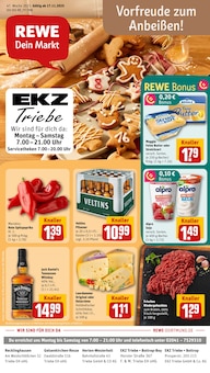 REWE Prospekt der Woche "Dein Markt" Seite 1, 17.11.2025 bis 22.11.2025 für Gladbeck Aktueller REWE Prospekt "Dein Markt" Seite 1 von 28 Seiten für Gladbeck