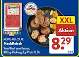 Hackfleisch von Meine Metzgerei im aktuellen ALDI SÜD Prospekt für 8,29 €