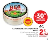 Promo Camembert AOP au lait cru à 2,92 € dans le catalogue Super U à Athis-Mons