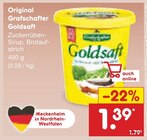 Zuckerrübensirup Angebote von Original Grafschafter Goldsaft bei Netto Marken-Discount Troisdorf für 1,39 €