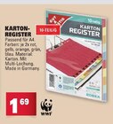 Aktuelles Karton-Register Angebot bei E center in Mannheim ab 1,69 €