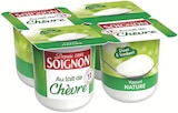 Yaourt au lait de chèvre - SOIGNON en promo chez Supermarchés Match Yaourt au lait de chèvre - SOIGNON dans le catalogue Supermarchés Match