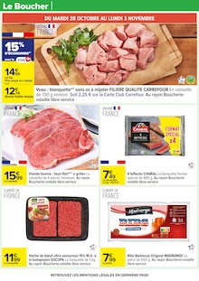 Promotion Grill Viande dans le prospectus Carrefour, valable du 28/10/2025 au 10/11/2025 Promo Grill Viande dans le catalogue Carrefour du moment à la page 17