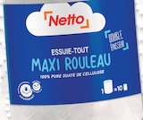 Essuie-tout maxi rouleau 1=10 - NETTO à 2,96 € dans le catalogue Netto