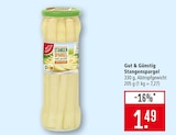 Stangenspargel im Angebot bei Marktkauf in Nürtingen Stangenspargel Angebote von Gut & Günstig bei Marktkauf Nürtingen für 1,49 €