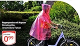 Aktuelles Regenponcho mit Kapuze Angebot bei GLOBUS in Mannheim ab 0,99 €