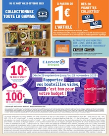 Prospectus E.Leclerc de la semaine "TOUT CE QUI COMPTE POUR VOUS EXISTE À PRIX E.LECLERC" avec 2 pages, valide du 23/09/2025 au 04/10/2025 pour Saint-Raphaël et alentours