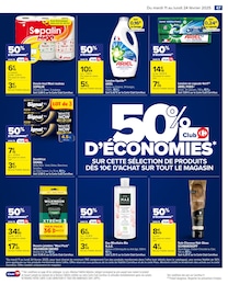 Offre Rasoir jetable dans le catalogue Carrefour du moment à la page 49