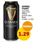 Penny-Markt - GUINNESS Draugh Angebot im Prospekt GUINNESS Draugh bei Penny-Markt im Prospekt für 1,29 €