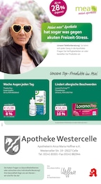 mea - meine apotheke Prospekt für Celle: "Unsere Mai-Angebote", 4 Seiten, 01.05.2026 - 31.05.2026