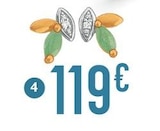 E.Leclerc Schweighouse-Thann - Promo Boucles émeraude et diamant Promo Boucles émeraude et diamant à 119,00 € dans le catalogue E.Leclerc à Schweighouse-Thann