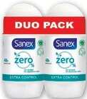 Déodorant - SANEX ZERO - Super U à Levallois-Perret Déodorant - SANEX ZERO en promo chez Super U Levallois-Perret à 3,90 €