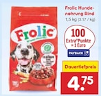 Hundenahrung Rind im Angebot bei Netto Marken-Discount in Löhne Hundenahrung Rind Angebote von Frolic bei Netto Marken-Discount Löhne für 4,75 €