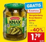 Knax Gewürzgurken Angebote von Hengstenberg bei Netto Marken-Discount Mainz für 1,79 €