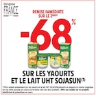 Promo -68% remise immédiate sur le 2ème sur les yaourts et le lait uht SOJASUN à  dans le catalogue Intermarché Hyper à Chauny