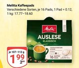 Kaffeepads im Angebot bei GLOBUS in Amberg Kaffeepads Angebote von Melitta bei GLOBUS Amberg für 1,99 €