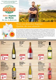 Globus Prospekt für Bretten mit 2 Seiten Globus Prospekt für Bretten: "Weine aus deutschen Regionen - Qualität, die man schmeckt", 2 Seiten, 23.05.2022 - 28.05.2022