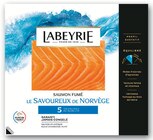 Saumon fumé norvège - LABEYRIE - Intermarché Hyper à Bordeaux Saumon fumé norvège - LABEYRIE en promo chez Intermarché Hyper Bordeaux à 6,12 €