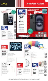 Promotion IPhone dans le prospectus Carrefour, valable du 23/06/2026 au 06/07/2026 Promo IPhone dans le catalogue Carrefour du moment à la page 17