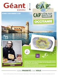 Géant Casino Catalogue "CAP' d'être plus solidaires : Occitanie", 20 pages, Dijon,  21/06/2022 - 15/08/2022