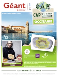 Catalogue Géant Casino à Boulogne-Billancourt, avec 20 pages Prospectus Géant Casino à Boulogne-Billancourt, "CAP' d'être plus solidaires : Occitanie", 20 pages, 21/06/2022 - 15/08/2022
