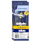 Rasoirs non rechargeable - GILLETTE en promo chez Carrefour Market Rasoirs non rechargeable - GILLETTE dans le catalogue Carrefour Market