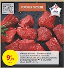 Viande bovine : bourguignon (collier, poitrine et divers morceaux sans os à bourguignon) ou bourguignon à mijoter - Jean Rozé à 9,99 € dans le catalogue Intermarché Super