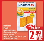 Backfisch von Nordsee für 2,49 € bei EDEKA im Angebot Backfisch von Nordsee im aktuellen EDEKA Prospekt