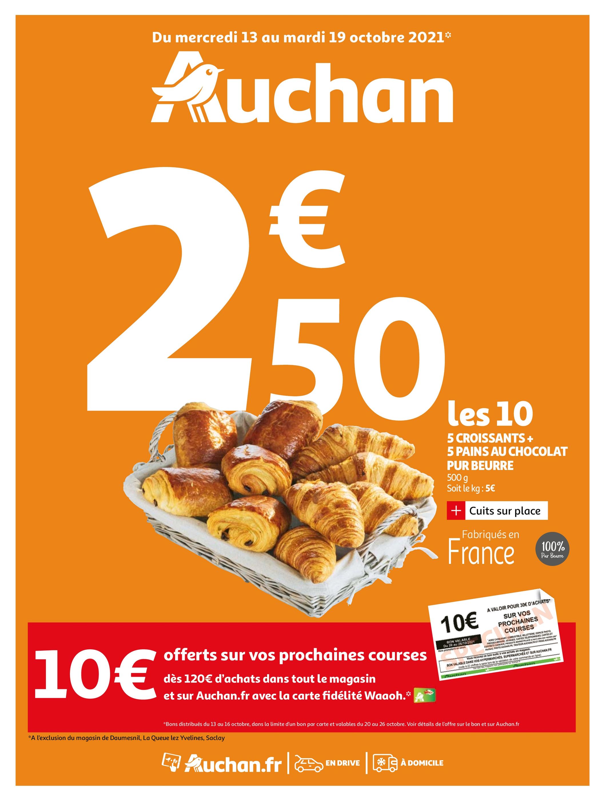 Catalogue Auchan à Suresnes, avec 80 pages Prospectus Auchan à Suresnes, "Auchan", 80 pages, 13/10/2021 - 19/10/2021