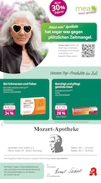 mea - meine apotheke Prospekt für Nürnberg mit 4 Seiten mea - meine apotheke Prospekt für Nürnberg: "Unsere Juli-Angebote", 4 Seiten, 01.07.2025 - 31.07.2025