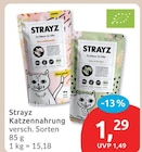 Katzennahrung von Strayz für 1,29 € bei budni im Angebot Katzennahrung von Strayz im aktuellen budni Prospekt