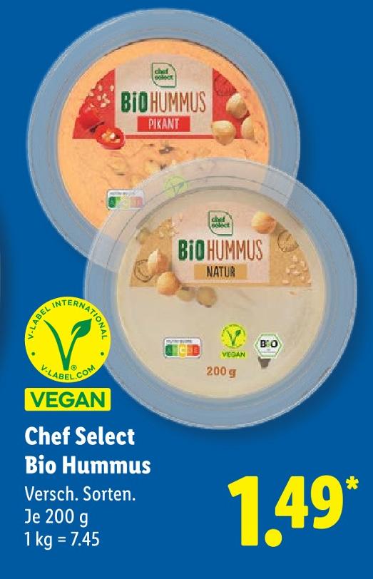 Bio Hummus Natur