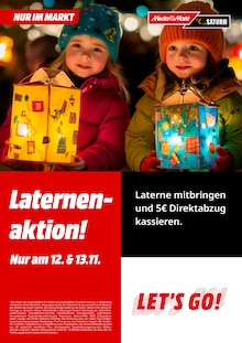 MediaMarkt Saturn Prospekt Laternenaktion! mit 1 Seite