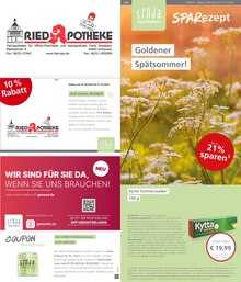 Aktueller LINDA Premiumapotheke Prospekt "Aktuelle Angebote" Seite 1 von 3 Seiten für Einhausen
