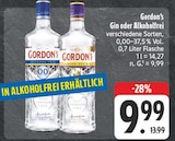 Gin im Angebot bei EDEKA in Görlitz Gin Angebote von Gordon's bei EDEKA Görlitz für 9,99 €